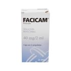 Facicam 40mg 2 Ampolletas De 2ml 40mg/2ml Caja Con 2 Ampolletas De 2ml