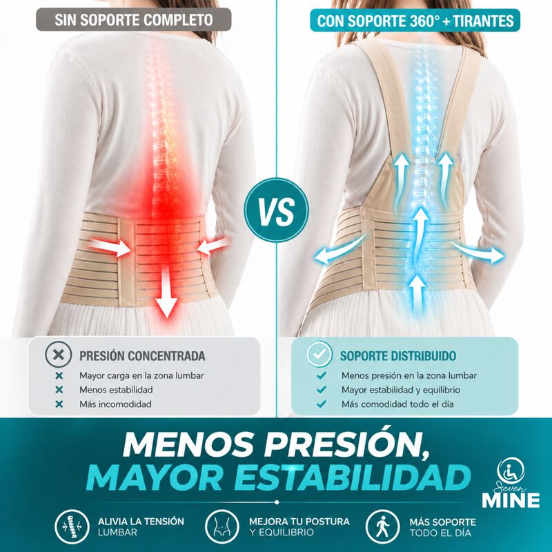 Faja Cintur&oacute;n Maternidad Soporte Lumbar 360 Tir... image number null