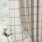 Cortinas Opacas A Cuadros Three Girls 213 cm, Juego De 2 Paneles