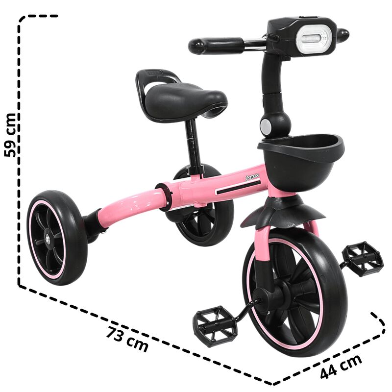 Triciclo 3 en 1 Plegable para Ni&ntilde;os Convertible... image number null