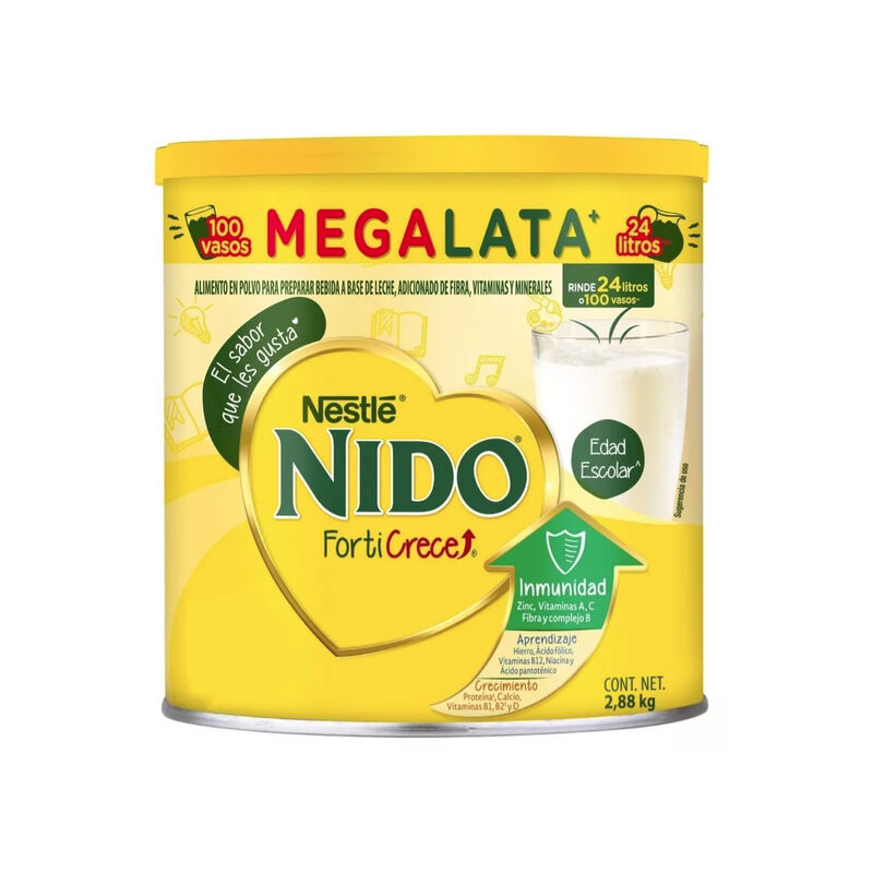 F&oacute;rmula Infantil Nido Edad Escolar, 2.88kg 1pz image number null