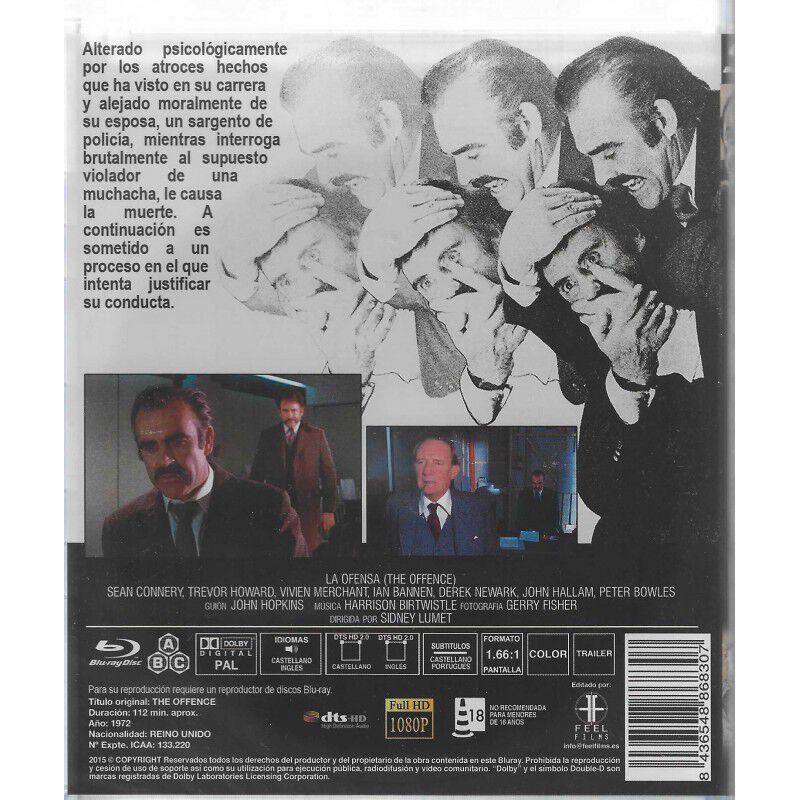 La Ofensa [blu-ray] (1973) The Offence image number null