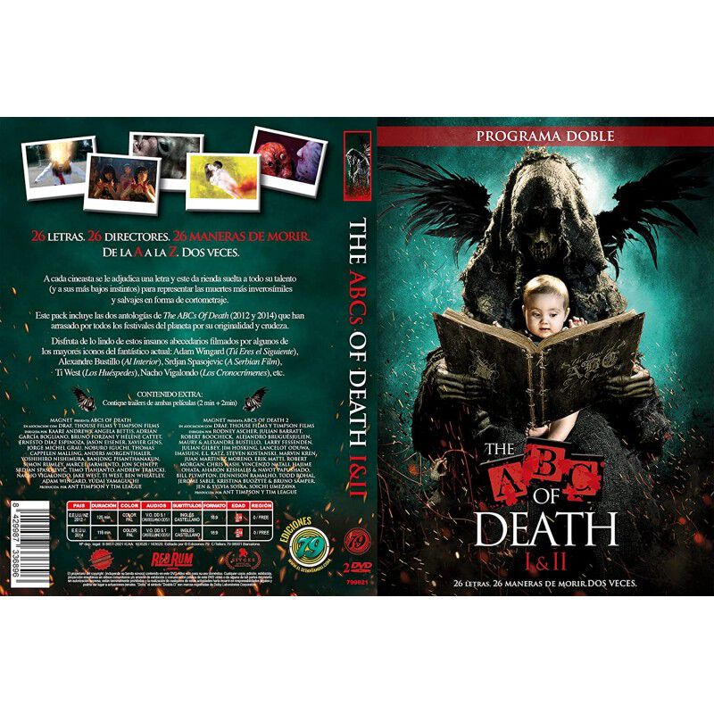 THE ABC&acute;S OF DEATH 1 & 2 DVD 2012 The ABCs of D... image number null