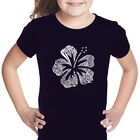 Camiseta Word Art Para Ni&ntilde;a - Mahalo - Negro