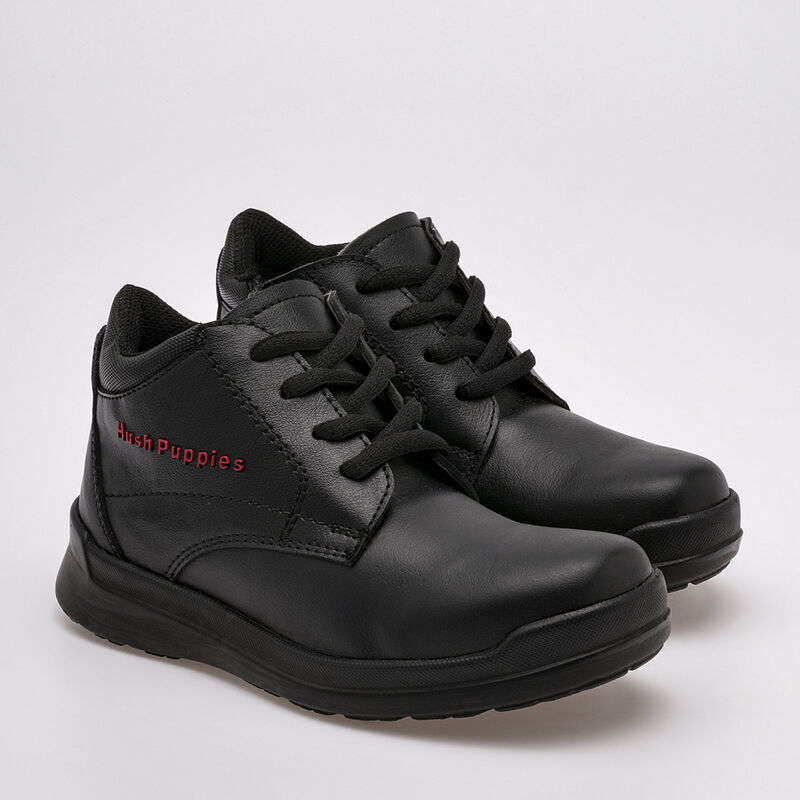 Hush Puppies Kids Bota para ni&ntilde;o negro image number null