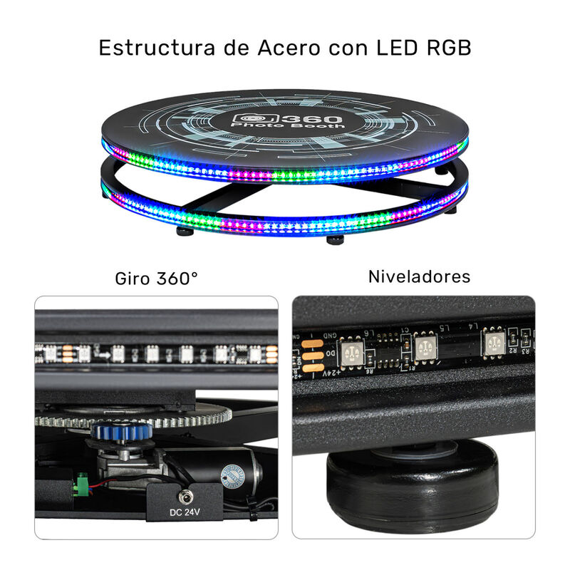 Cabina Foto Video 360&deg; Photobooth 100 Cm Contro... image number null