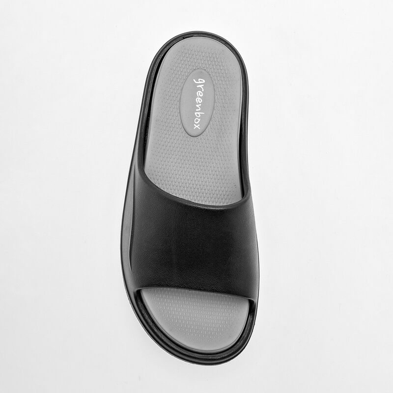Elega Sandalia Impermeable Para Hombre Negro Co... image number null