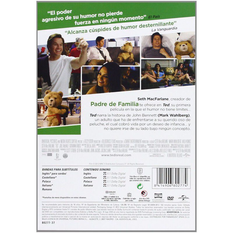 Ted [dvd] image number null