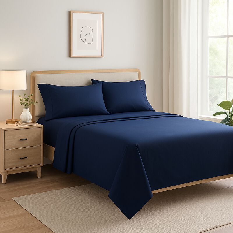 Juego de S&aacute;banas Queen Size 100% Algod&oacute;n Premiu... image number null