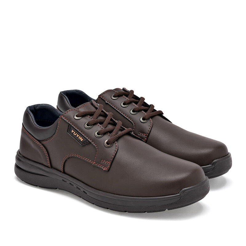 Yuyin Zapato casual para joven. Caf&eacute; image number null