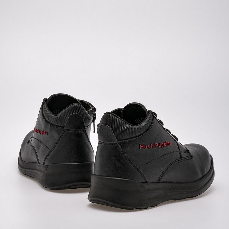 Hush Puppies Kids Bota para ni&ntilde;o negro image number null