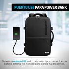 Redlemon  Mochila Para Laptop Premium Maletín Ejecutivo Puerto Usb