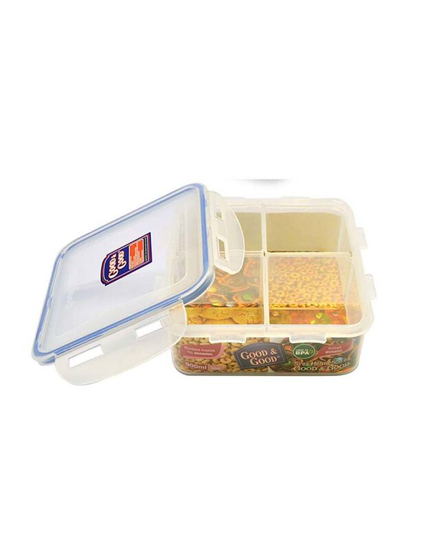 Recipiente 4 divisiones con tapa herm&eacute;tica 900 ... image number null