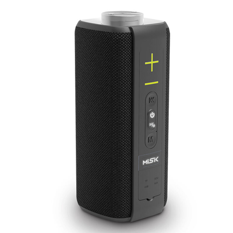 Misik Bocina Port&aacute;til Ms247 Negro Tws Con Luz L... image number null