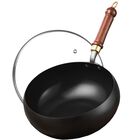 Sart&eacute;n Wok Umetre 26 cm Antiadherente Pre-Sazonada con Tapa