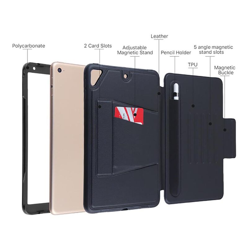 Funda MYBAT Folio para iPad MINI 6 Negra A2567 ... image number null