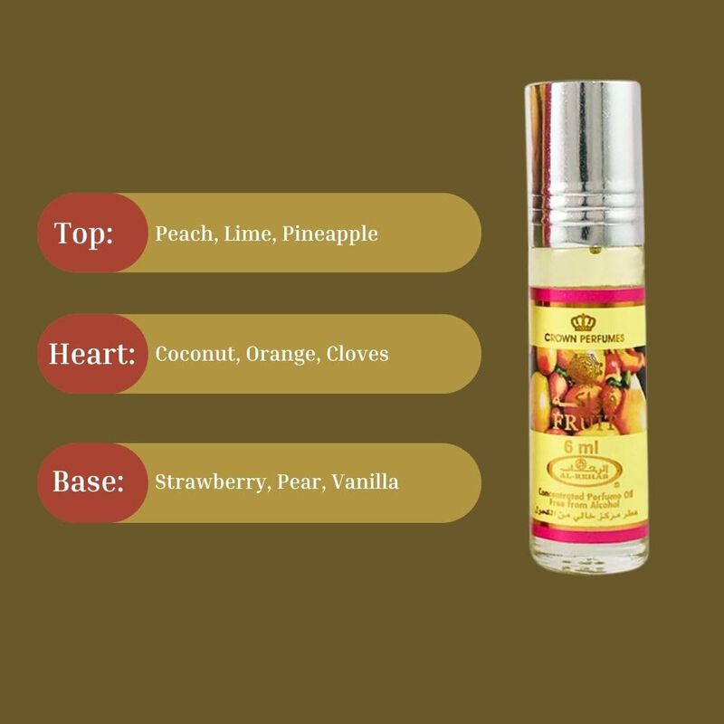 Aceite De Perfume Al-rehab Fruit 6 Ml Para Muje... image number null