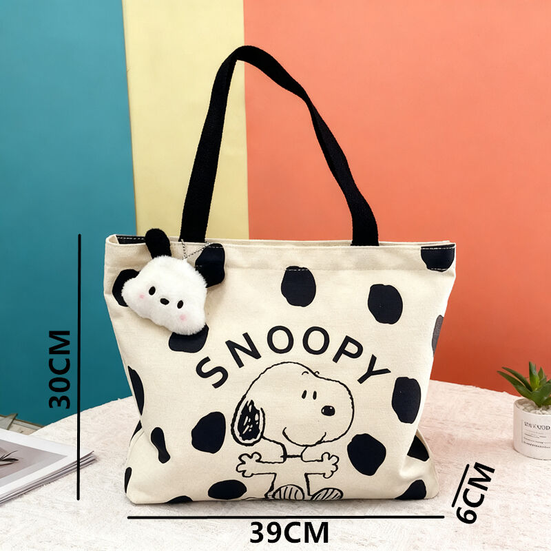 Bolso Tote de Hombro con Estampado Animado image number null