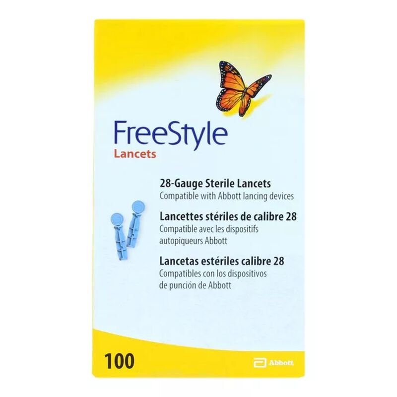 Thin Lancets Freestyle Lite 100 Piezas image number null