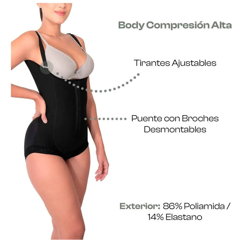 Body Faja Reductiva Florencia Negro XXG image number null