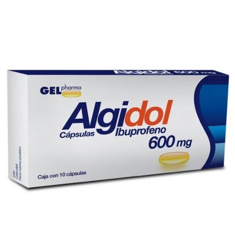Algidol 600Mg Cap C10 400mg caja con 10 c&aacute;psula... image number null
