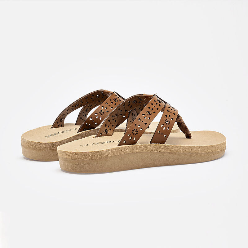 Mosquitos sandalia piso para mujer camel cod 14... image number null