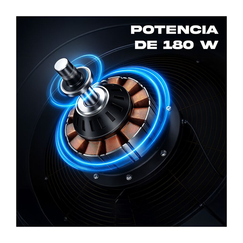 Ventilador Industrial Metalico Piso 180w 2 Velo... image number null