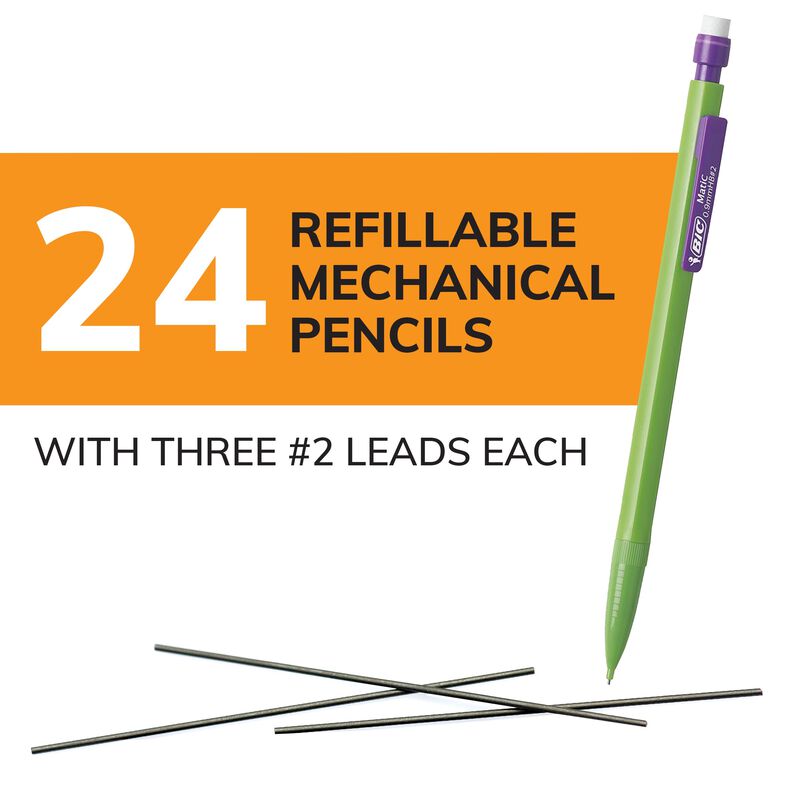 L&aacute;pices Mec&aacute;nicos Bic Xtra Strong De 0,9 Mm, 24... image number null