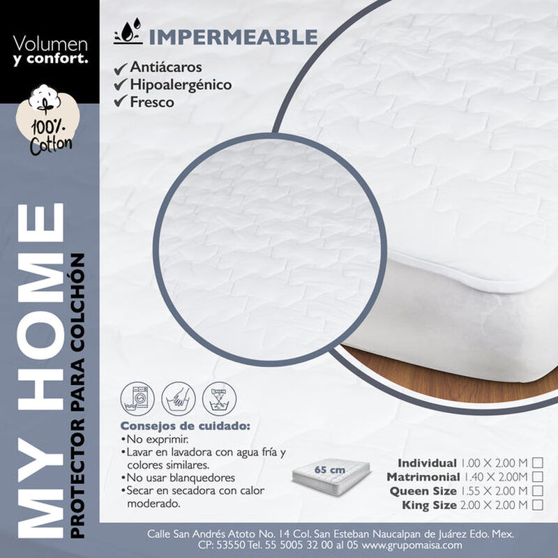 Protector De Colchon Impermeable image number null