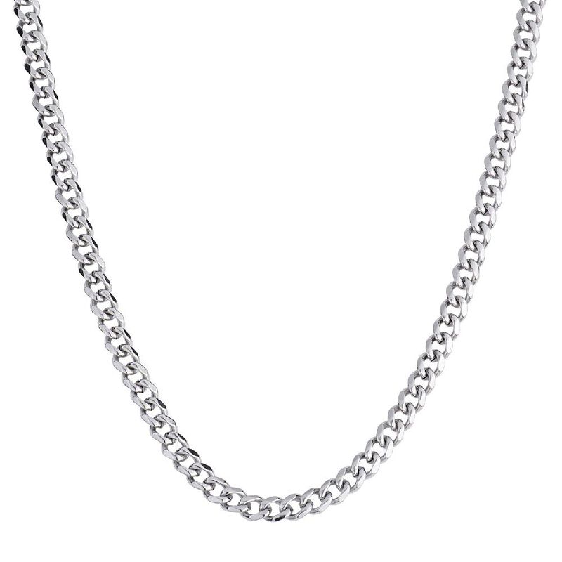 Cadena Hombre Cubana Joyería Acero Inoxidable R... image number null