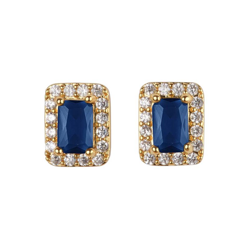 Aretes Mujer Oro 14k Plata Zirconias, Regalos M... image number null