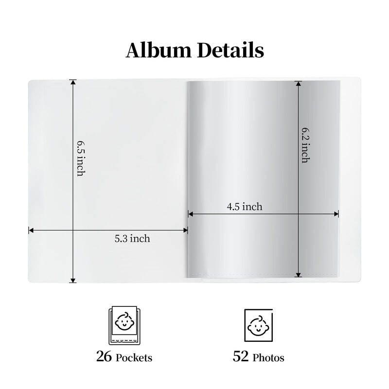 &Aacute;lbum De Fotos Vienrose 4x6, Pack De 3, Capacid... image number null