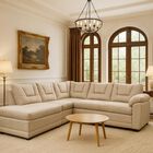 Sala Esquinera  Marsella, Sofá de 3 Plazas y Chaise Color Beige