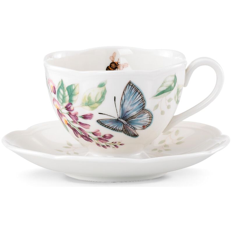 Taza De T&eacute; Lenox "prado De Mariposas" 240 ml 15... image number null