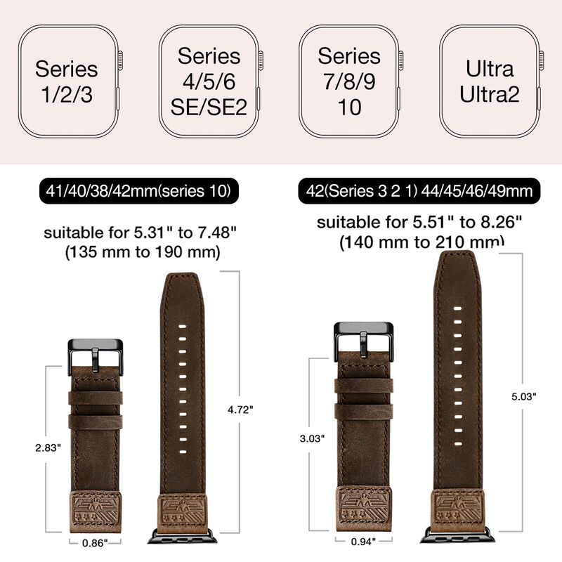Correa Sunfwr para Apple Watch - Cuero Estilo R... image number null