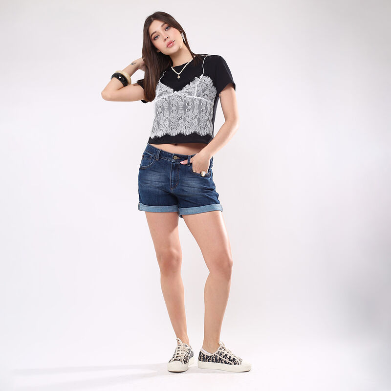 Short Mujer Savi Jeans Sb4762 Azul Mezclilla Ti... image number null