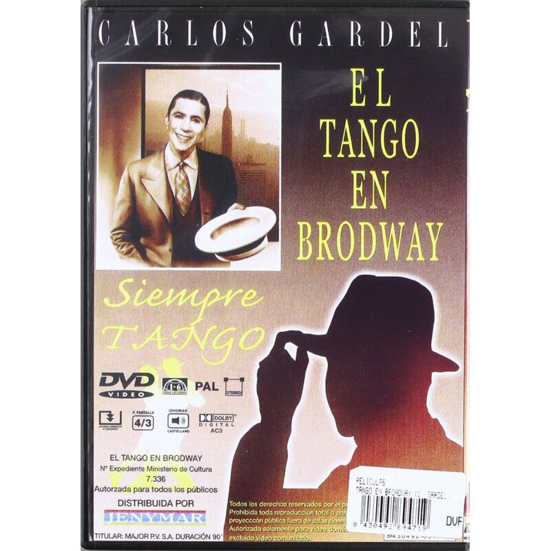 El Tango En Broadway [DVD] (1934) image number null