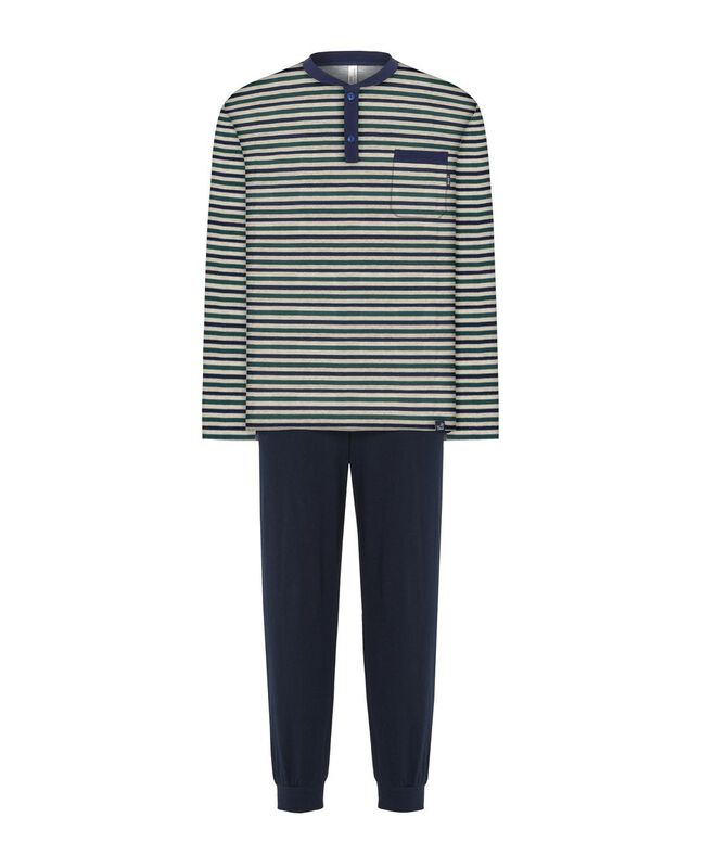 Pijama de Rayas para Hombre Marino image number null