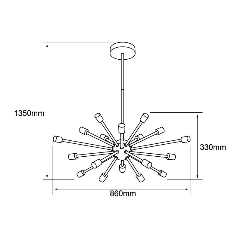 L&aacute;mpara De Dise&ntilde;o Interior  Suspender Sala/come... image number null