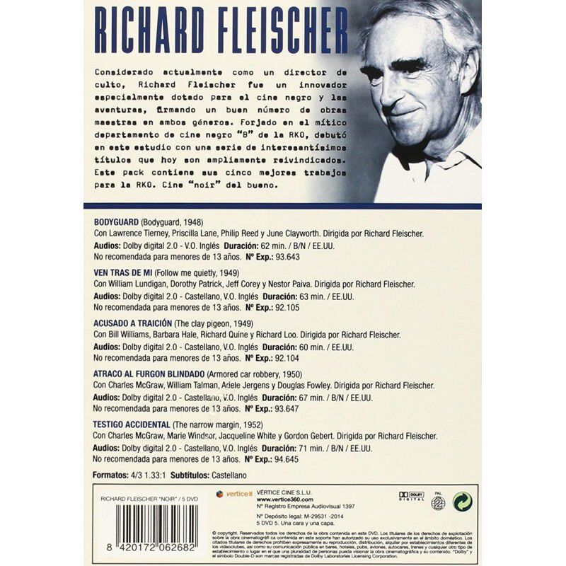 Richard Fleischer - Noir (5 Dvds) image number null