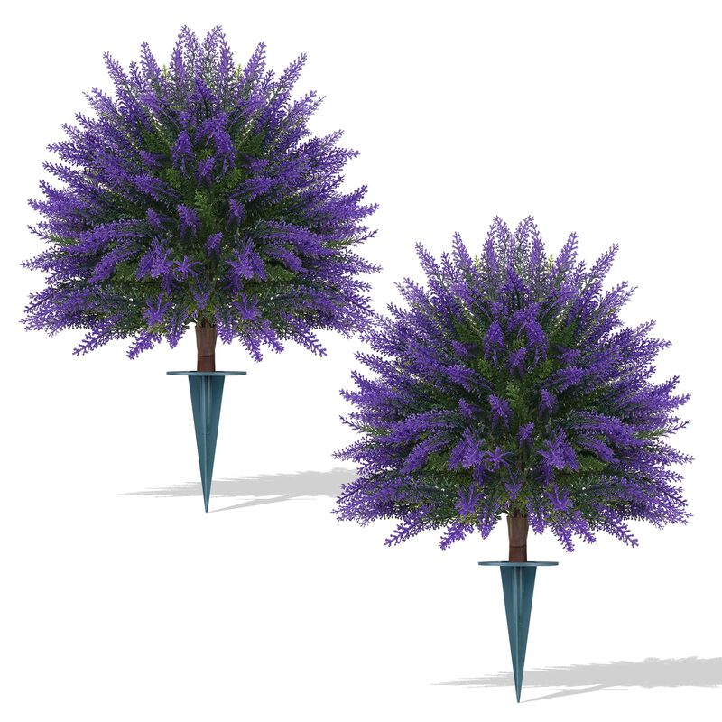 &Aacute;rbol Artificial Evernature 41 cm, Paquete De 2... image number null