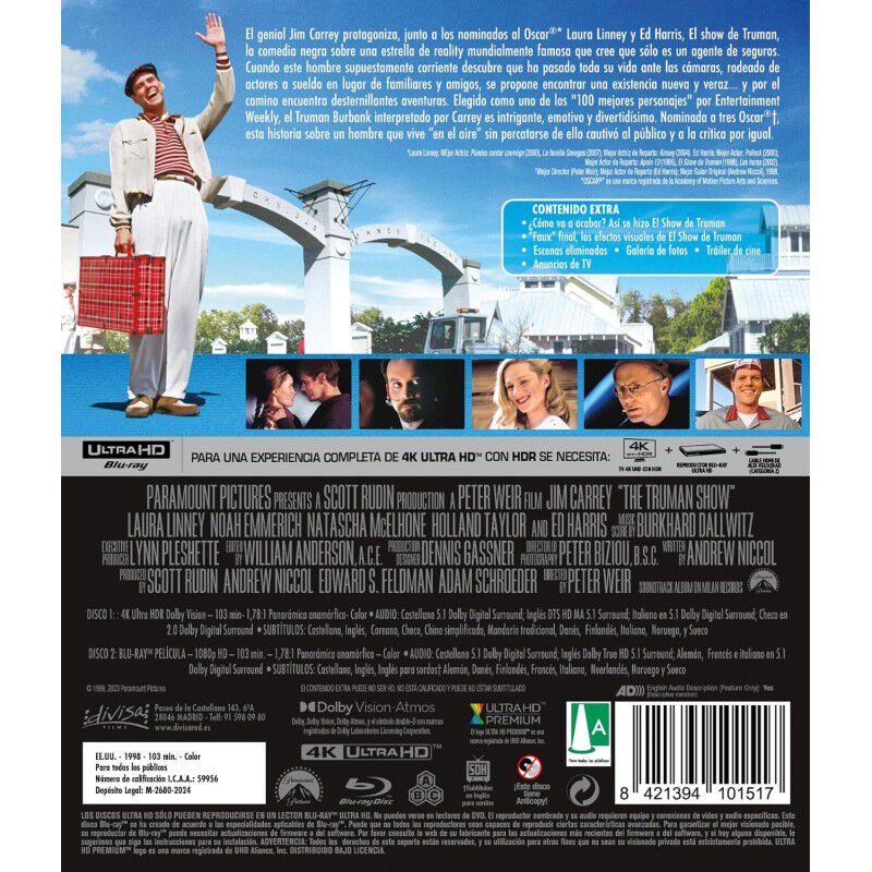 El Show de Truman (Ed. 30 Aniversario) [4K UHD ... image number null
