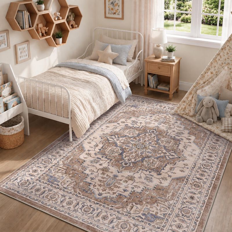 Alfombra De &Aacute;rea Nakedcloud 137x178 cm Lavable ... image number null