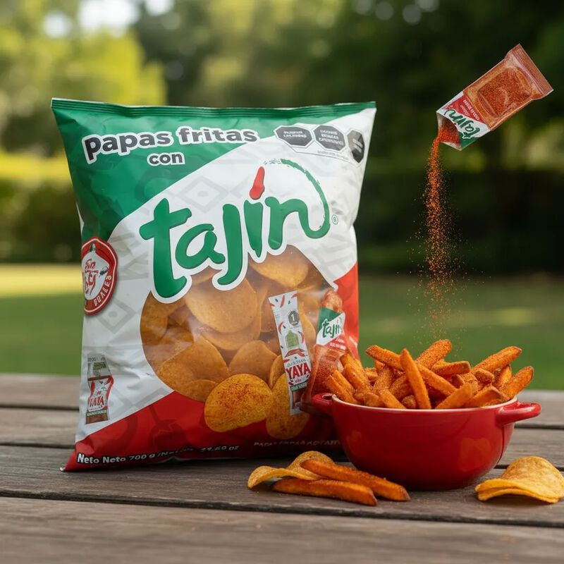 Papas Fritas Botanas Las Norias Sabor Taj&iacute;n 700... image number null