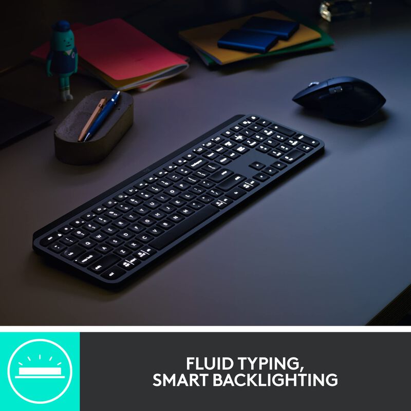 Teclado Y Rat&oacute;n Logitech Mx Keys Combo Gen 2 Gr... image number null
