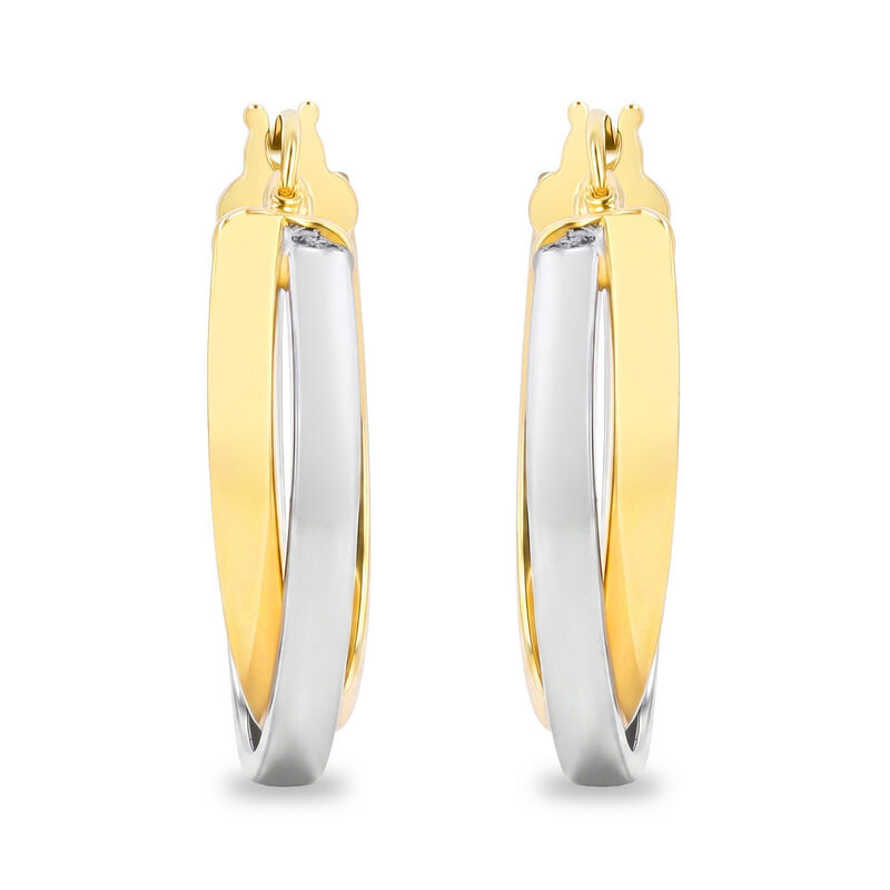 Arracadas 2begold Amarillo Con Blanco (925+1/10... image number null