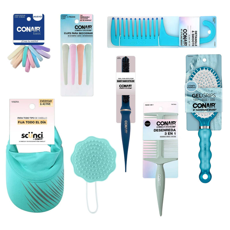 Kit De Peines Y Accesorios Para Cabello Conair image number null
