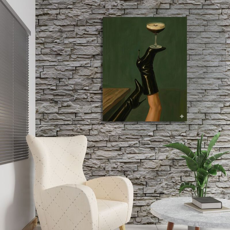 Cuadro Decorativo Impreso 70x100cm Espresso Mar... image number null