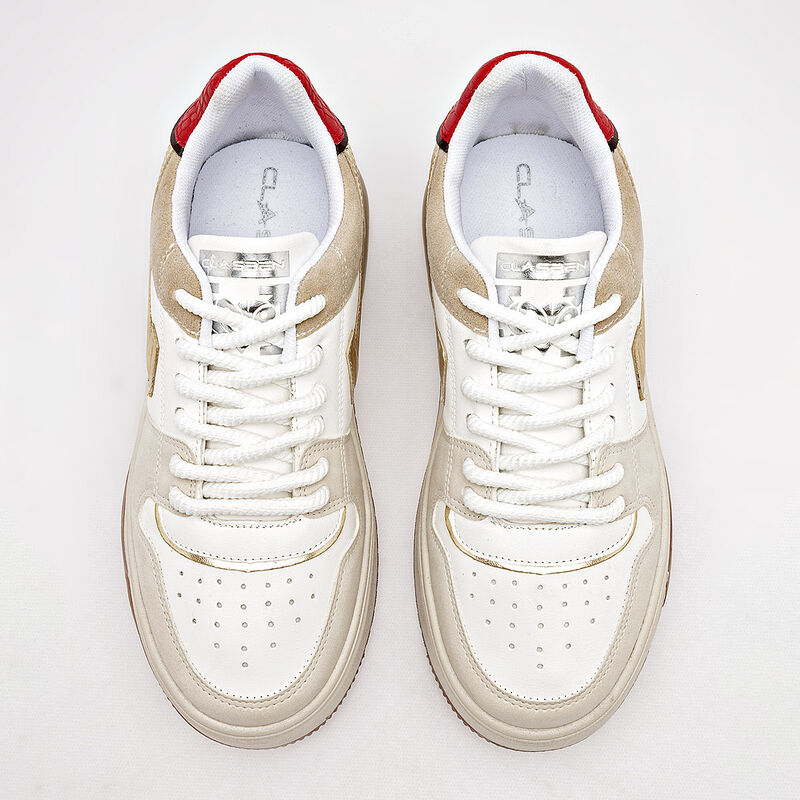 Clasben Tenis urbano para mujer beige multicolo... image number null