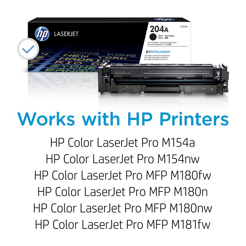 Cartucho De T&oacute;ner Hp 204a Negro Cf510a Para Col... image number null